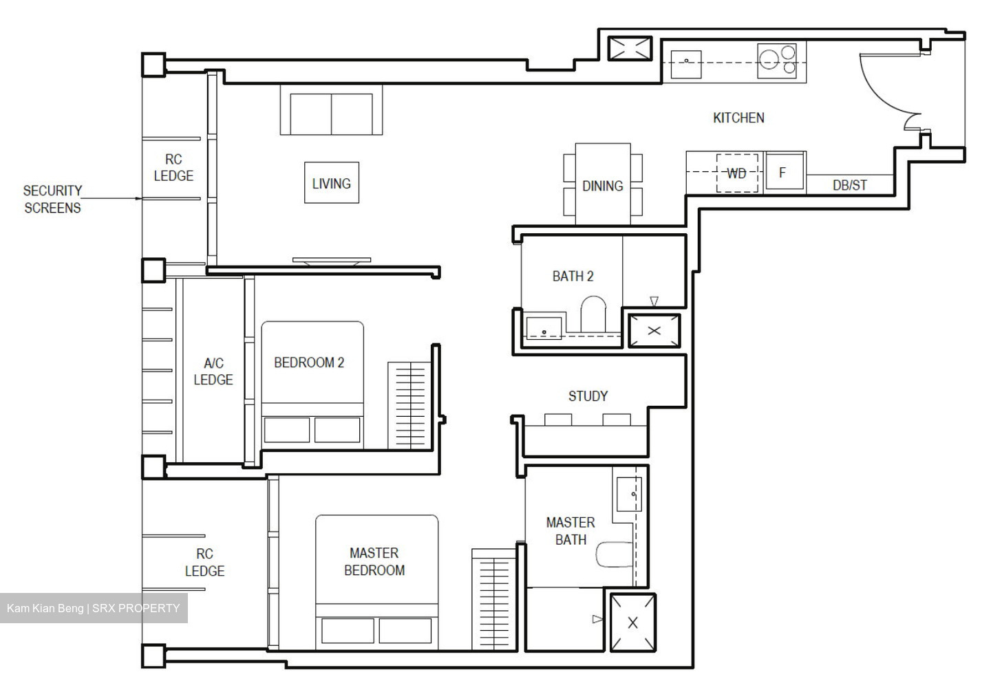 Canninghill Piers (D6), Apartment #631200531